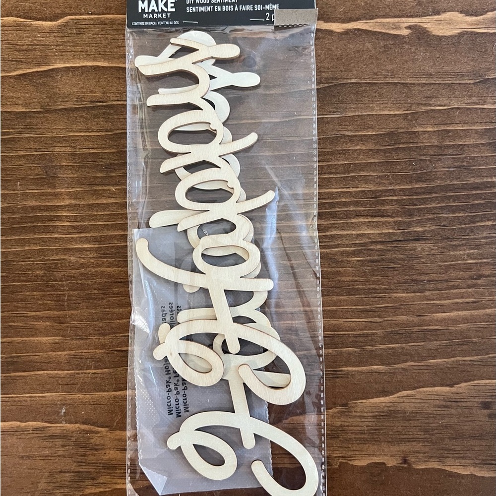Make Market Wooden Craft sentiment